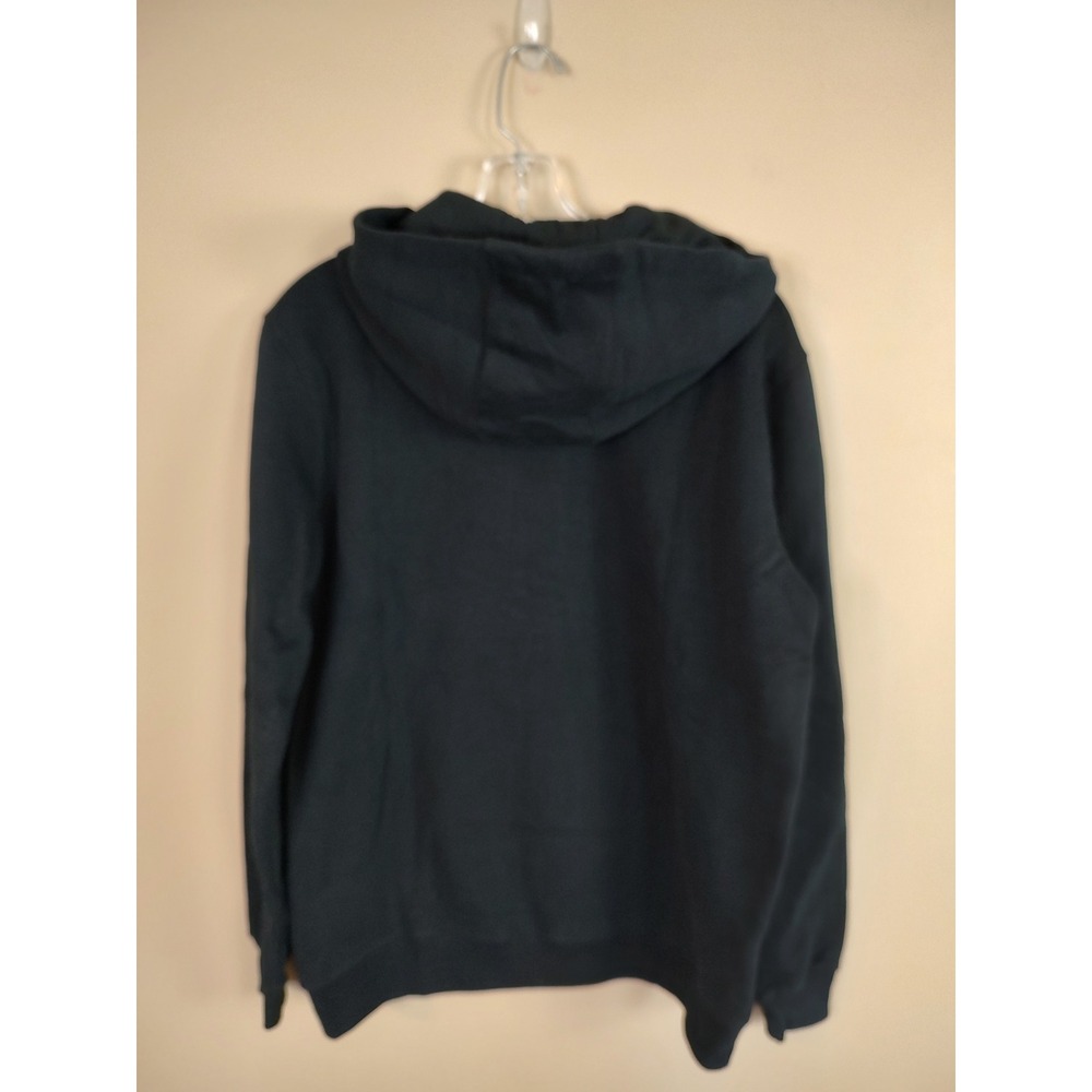 Ariat Boys XL 18 Black Neon Green Logo Fleece Hoodie Sweatshirt 10037138 - Picture 2 of 8